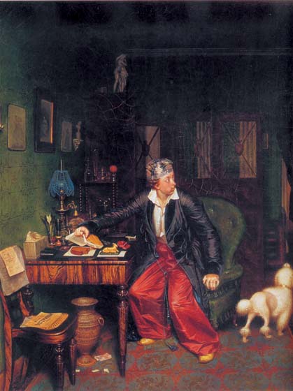 Павел Федотов - Завтрак аристократа (1850)